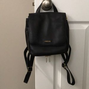 Fossil Preston Small Mini Backpack - Black